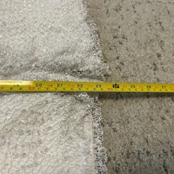 Frank Usher size 12 sequin lace effect blazer NWOT shoulder pads! Fits smaller!! - Picture 11 of 16